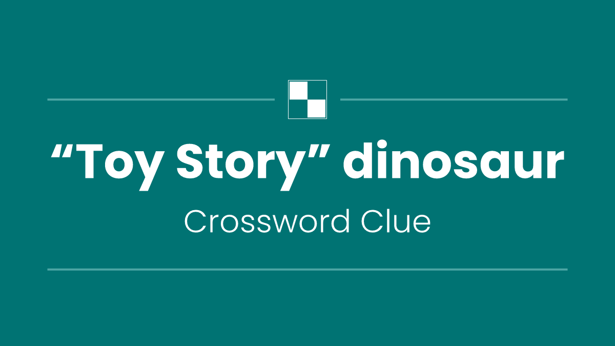 “Toy Story” dinosaur