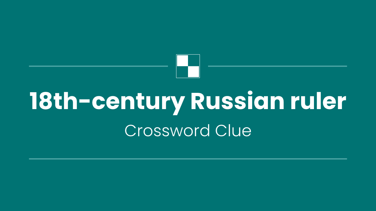 18th-century Russian ruler