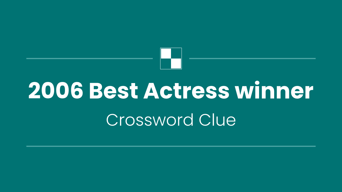 2006 Best Actress winner