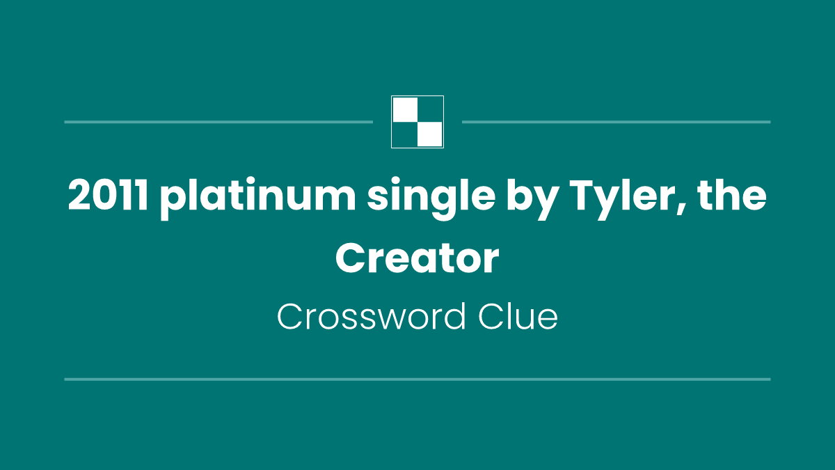 2011 platinum single by Tyler, the Creator