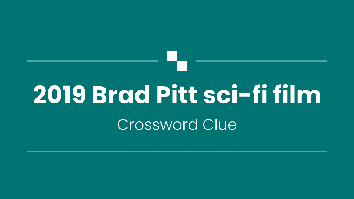 2019 Brad Pitt sci-fi film