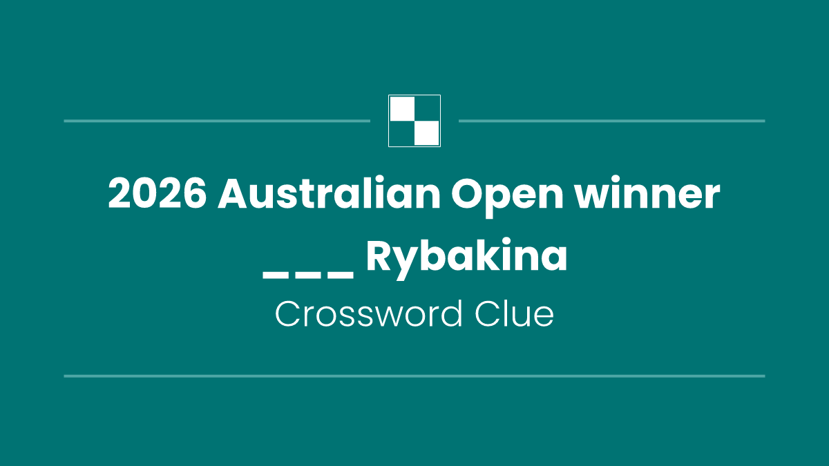 2026 Australian Open winner ___ Rybakina