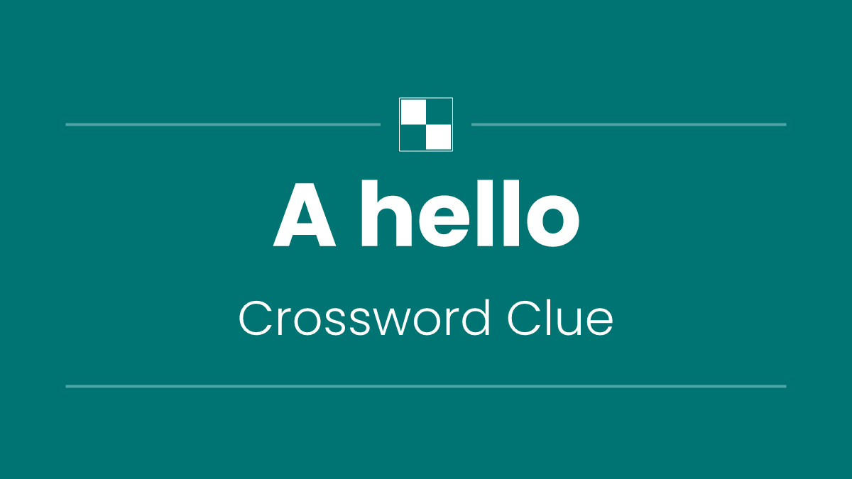 A hello