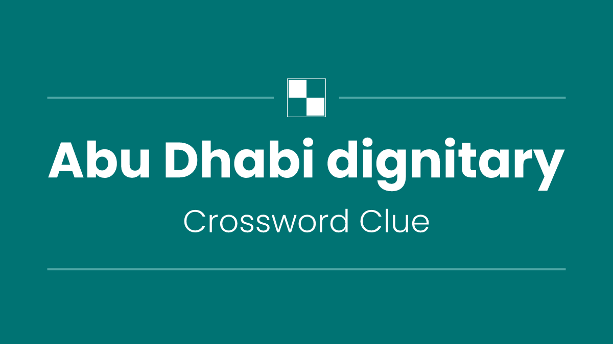 Abu Dhabi dignitary