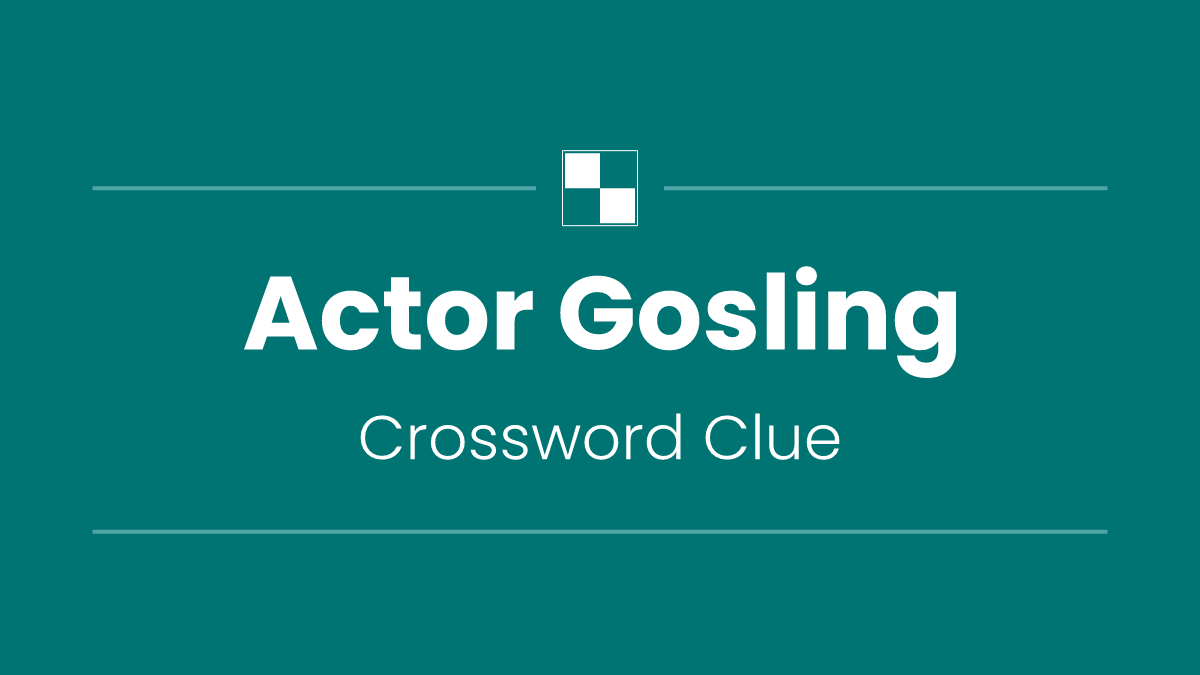 Actor Gosling
