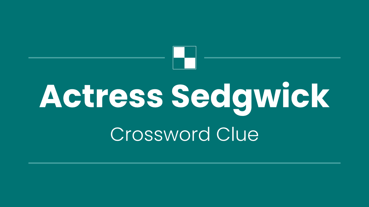 Actress Sedgwick