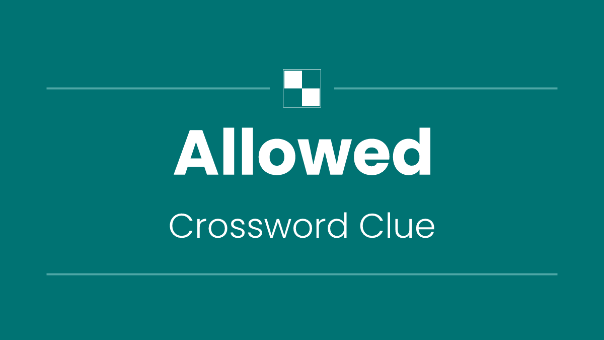 Allowed