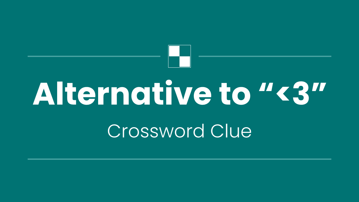 Alternative to “<3”