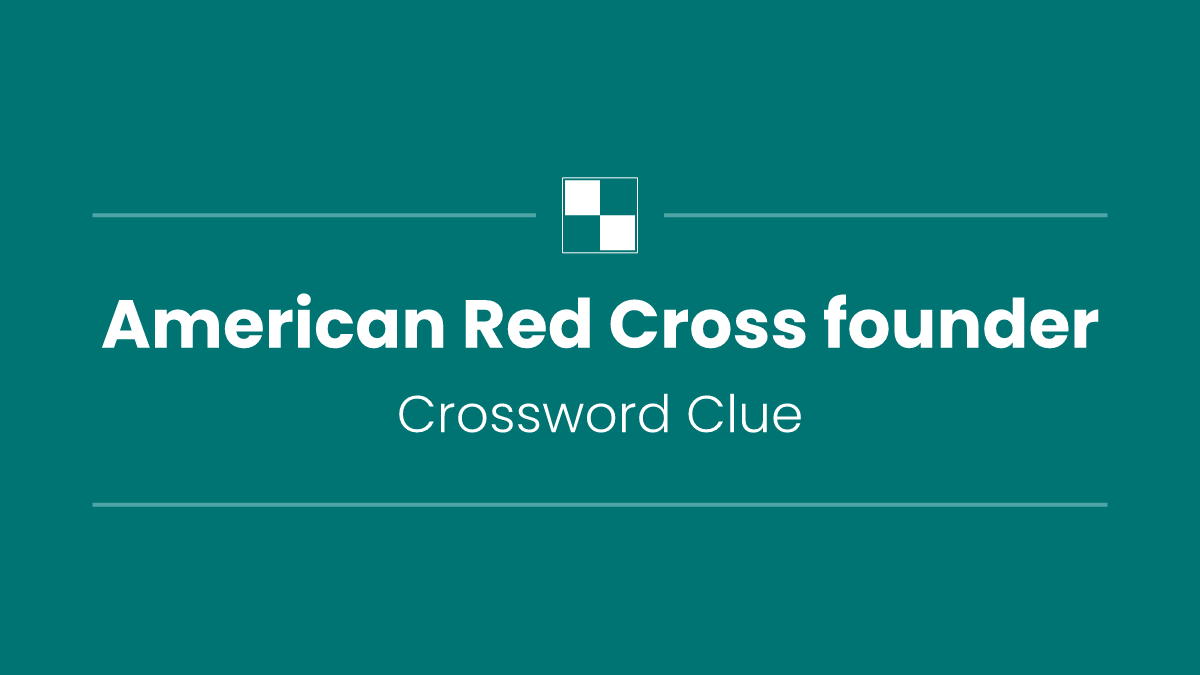American Red Cross founder