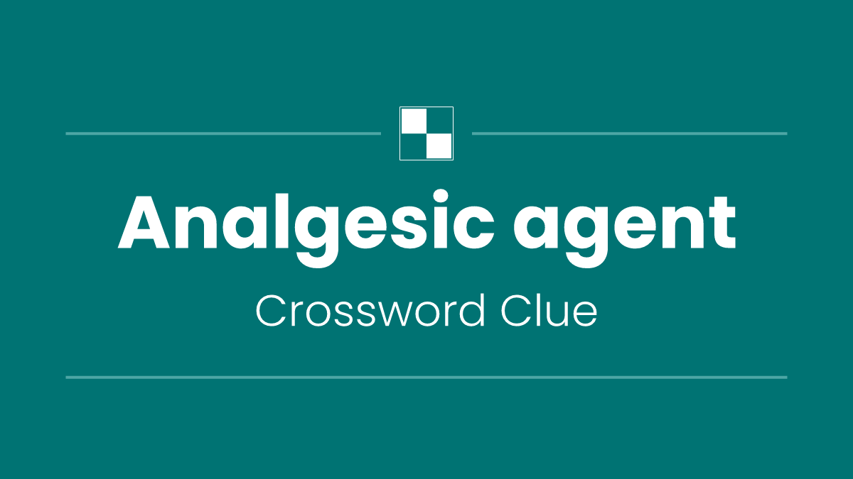Analgesic agent