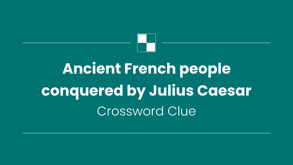 Ancient French people conquered by Julius Caesar