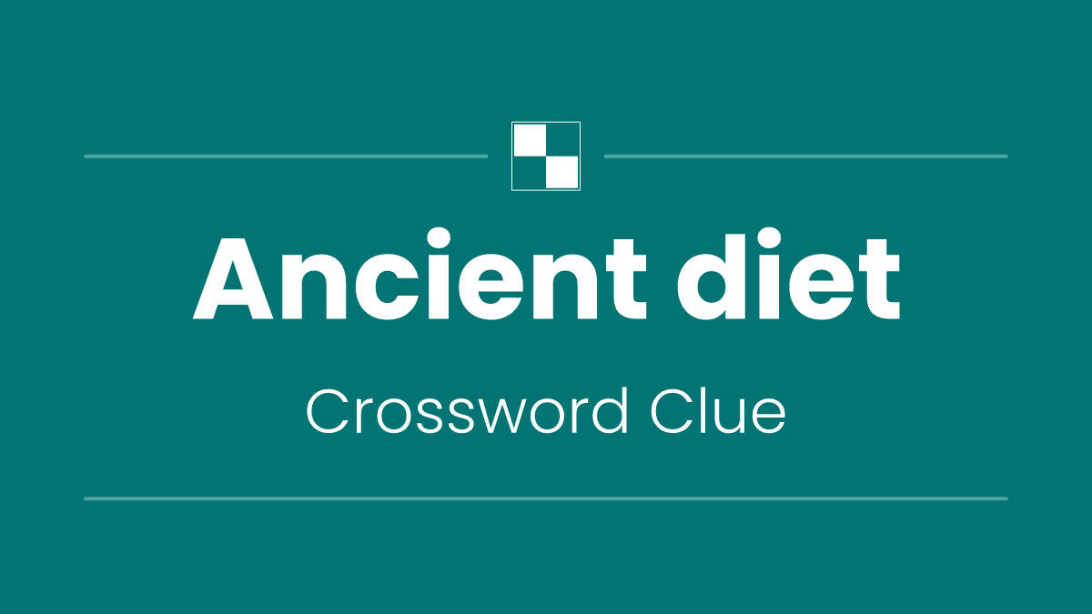 Ancient diet