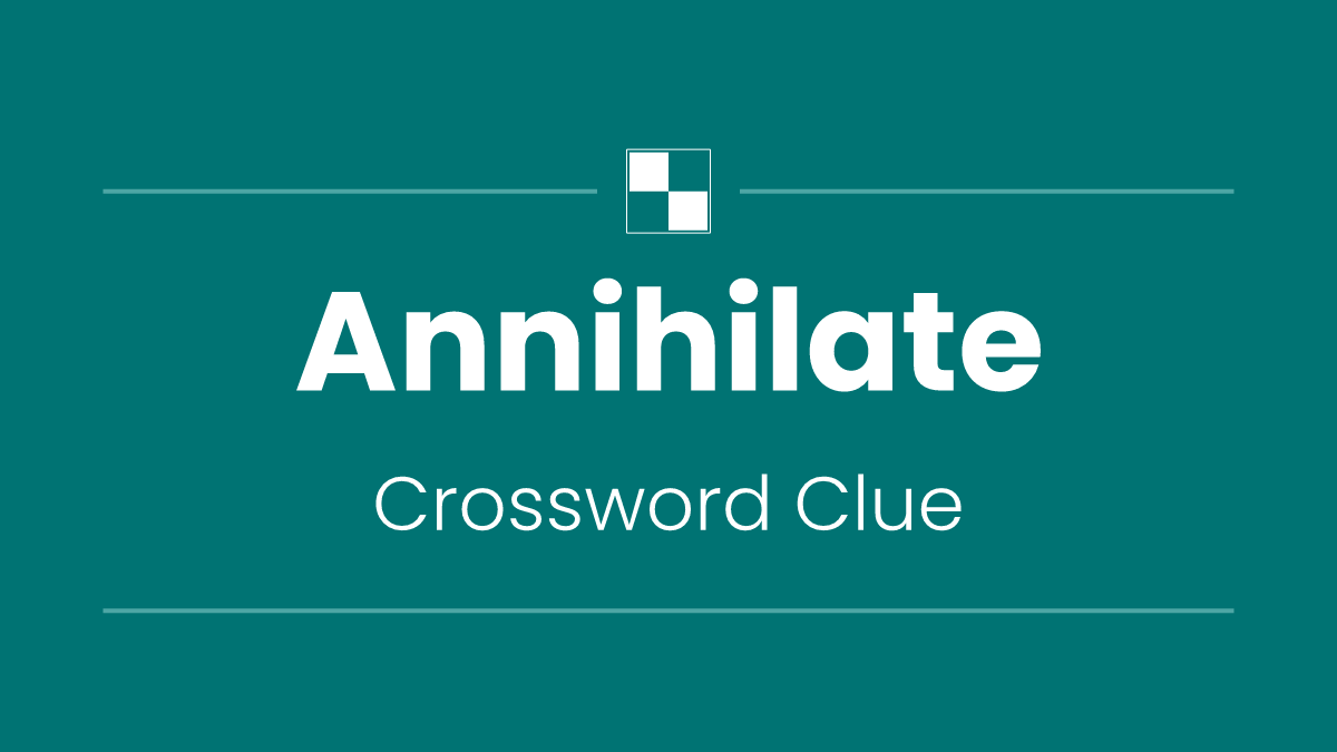 Annihilate