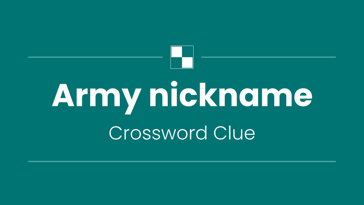 Army nickname
