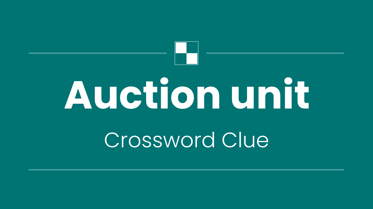 Auction unit
