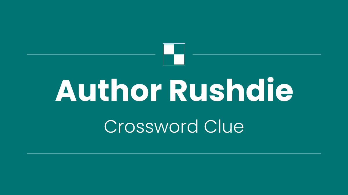 Author Rushdie