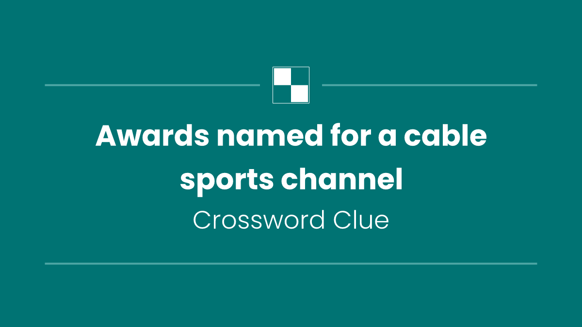 Awards named for a cable sports channel
