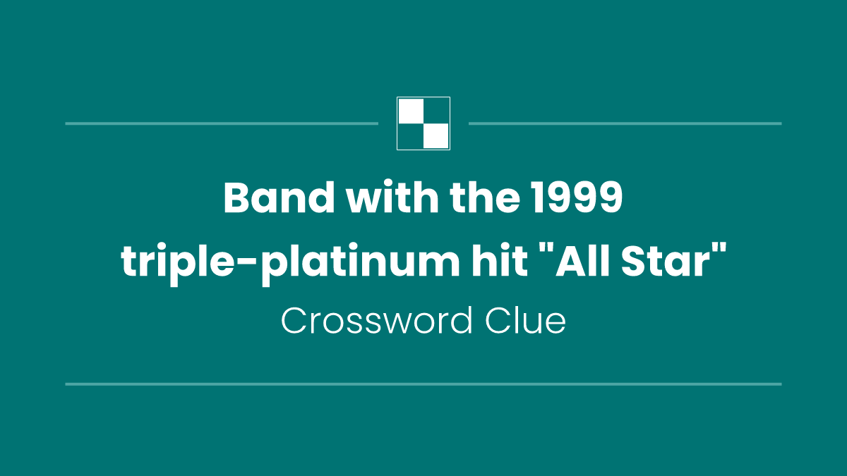 Band with the 1999 triple-platinum hit "All Star"