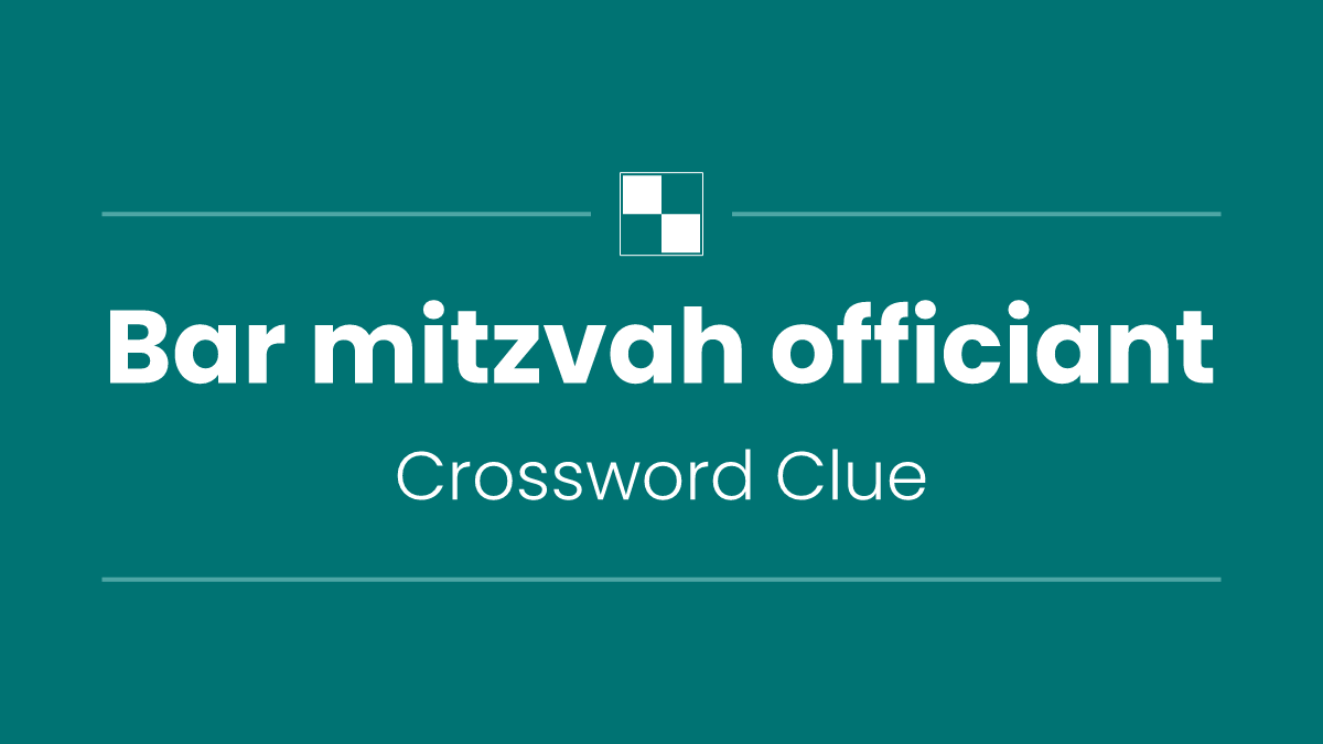 Bar mitzvah officiant