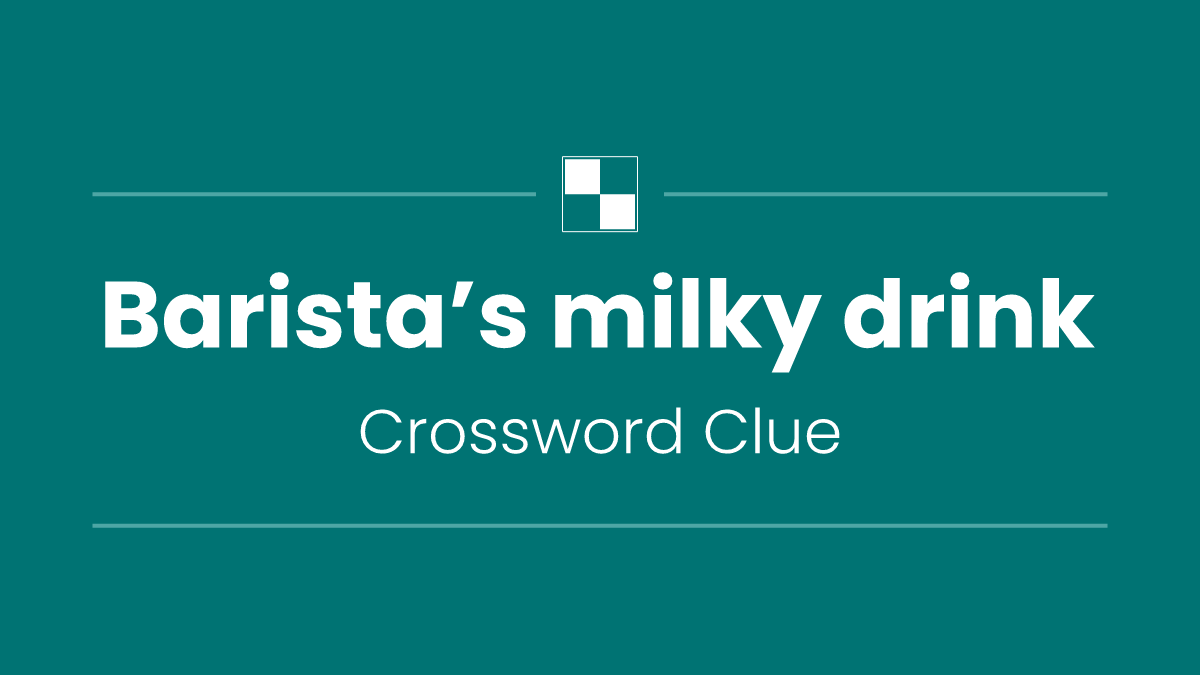 Barista’s milky drink