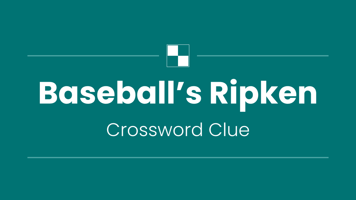 Baseball’s Ripken