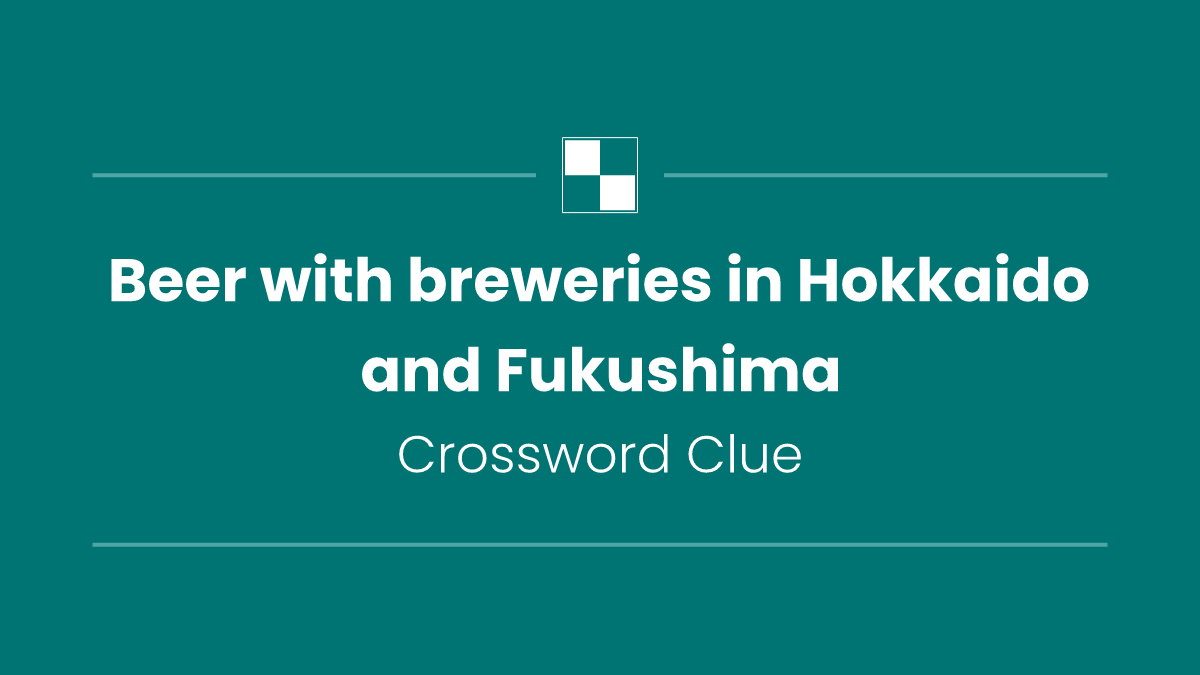 Beer with breweries in Hokkaido and Fukushima