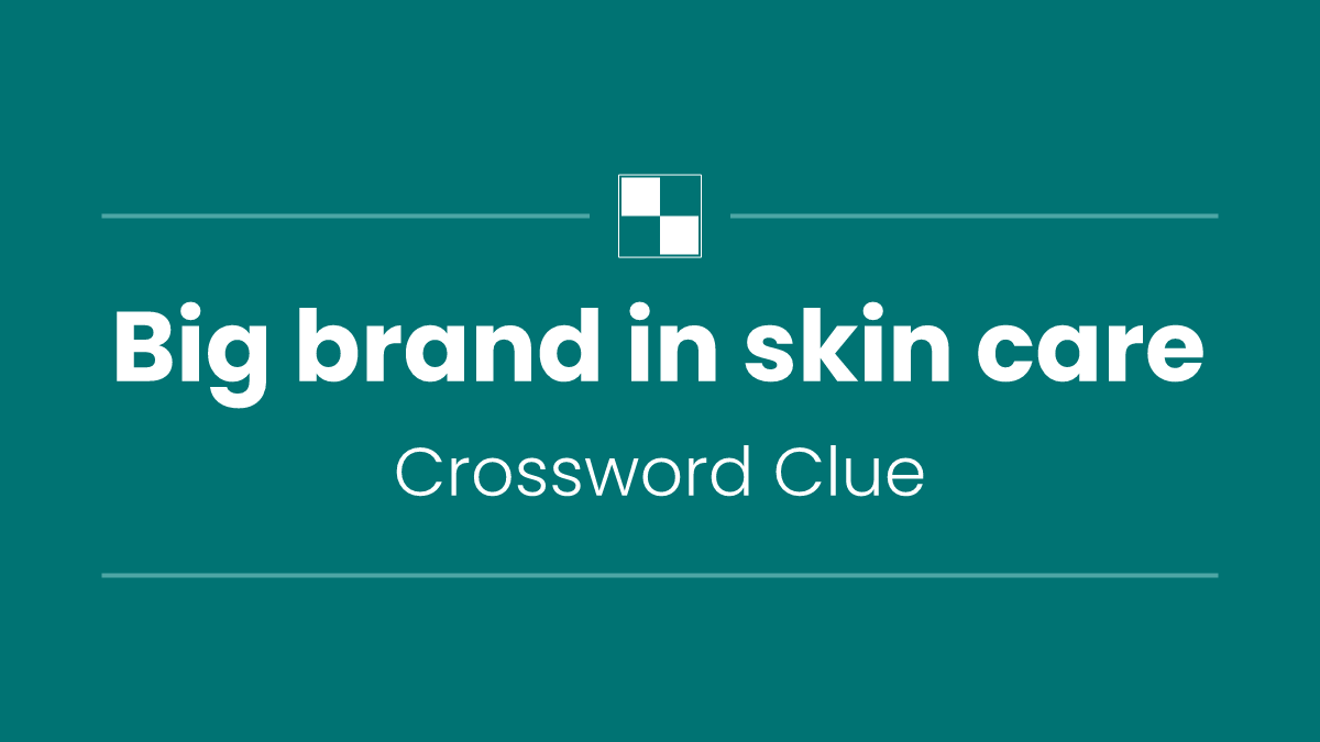 Big brand in skin care