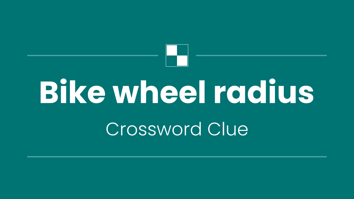 Bike wheel radius