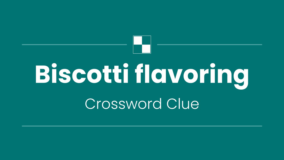 Biscotti flavoring