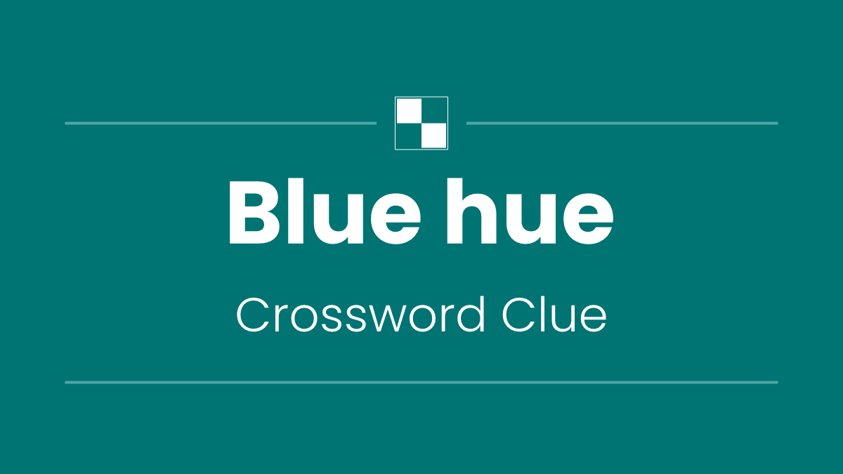 Blue hue
