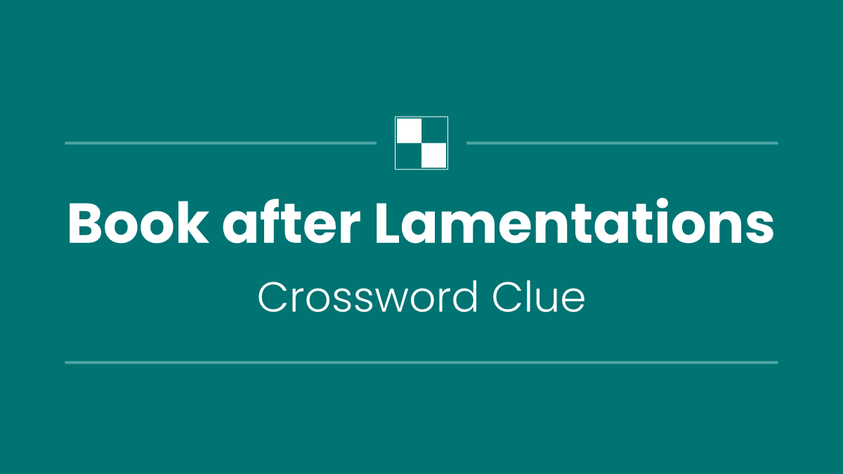 Book after Lamentations