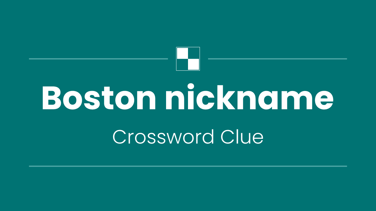 Boston nickname