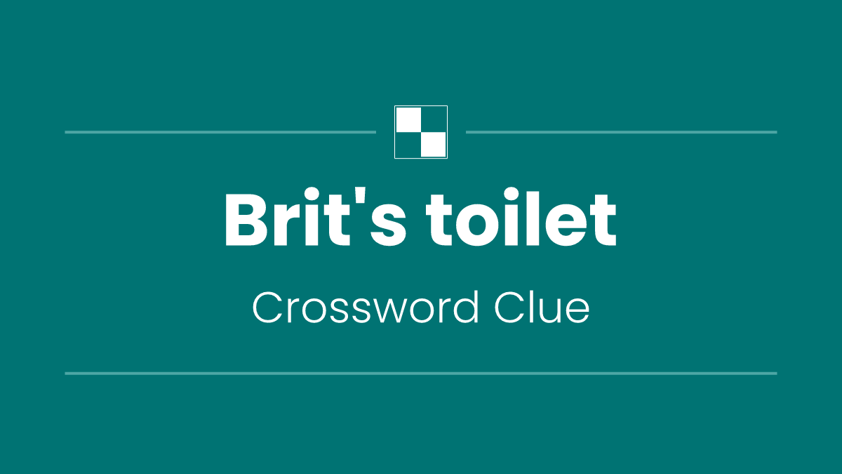 Brit's toilet