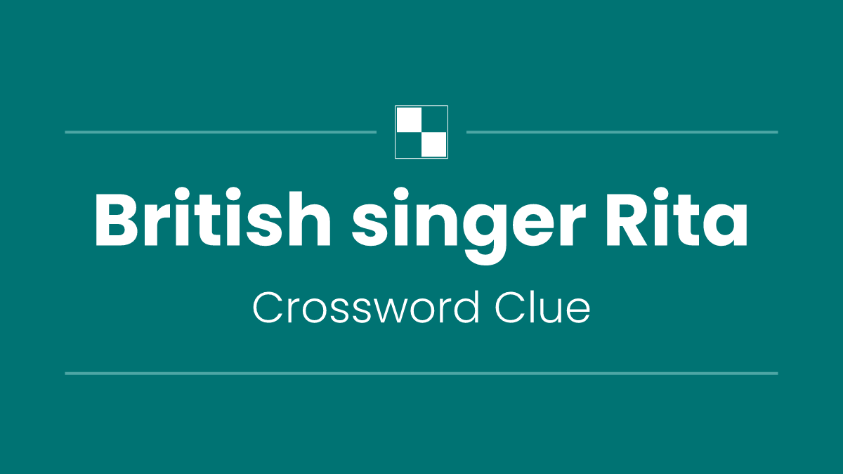 British singer Rita