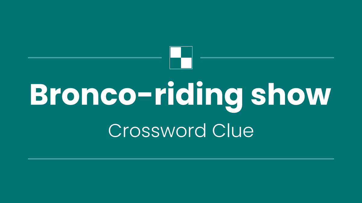 Bronco-riding show