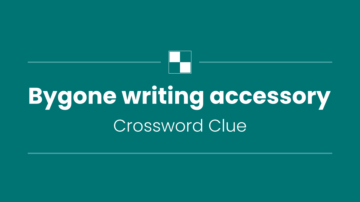 Bygone writing accessory