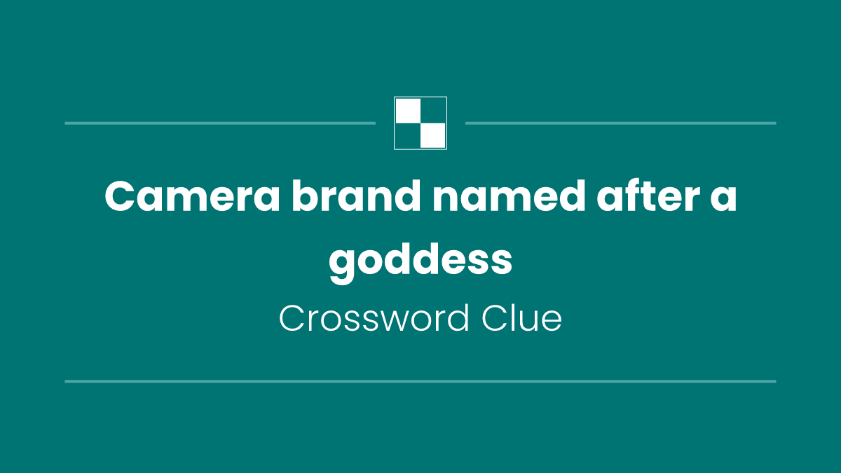 Camera brand named after a goddess