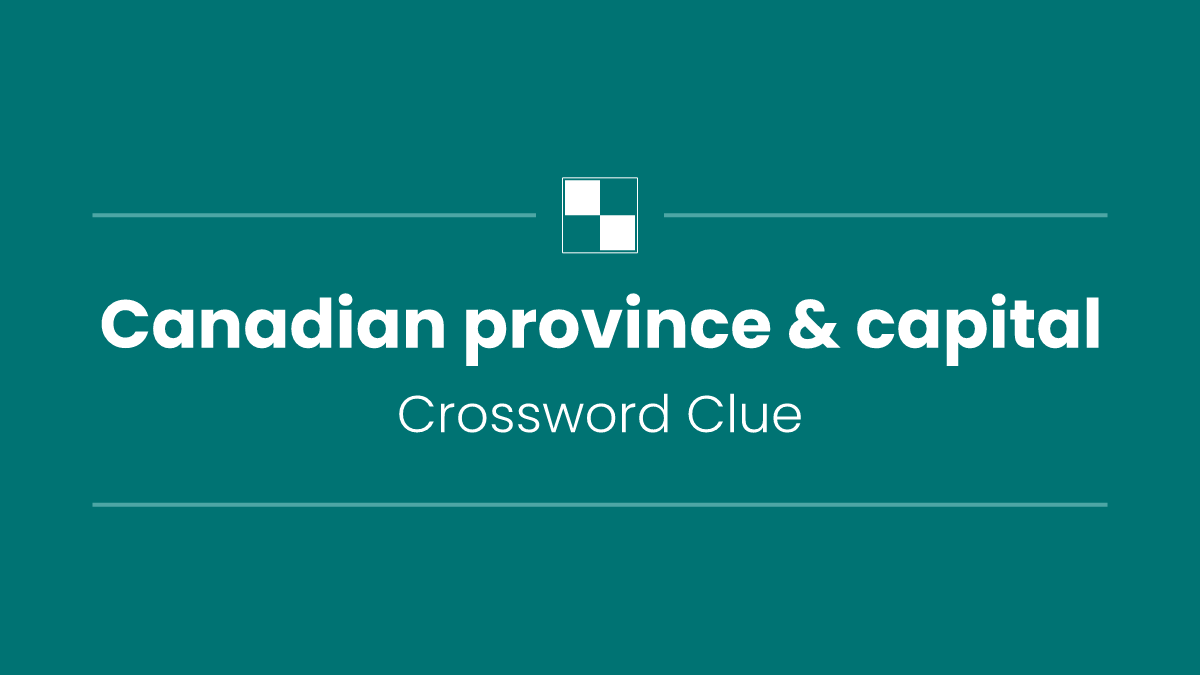 Canadian province & capital