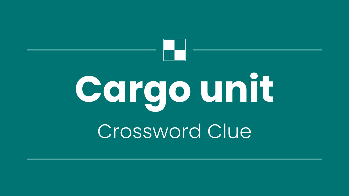 Cargo unit