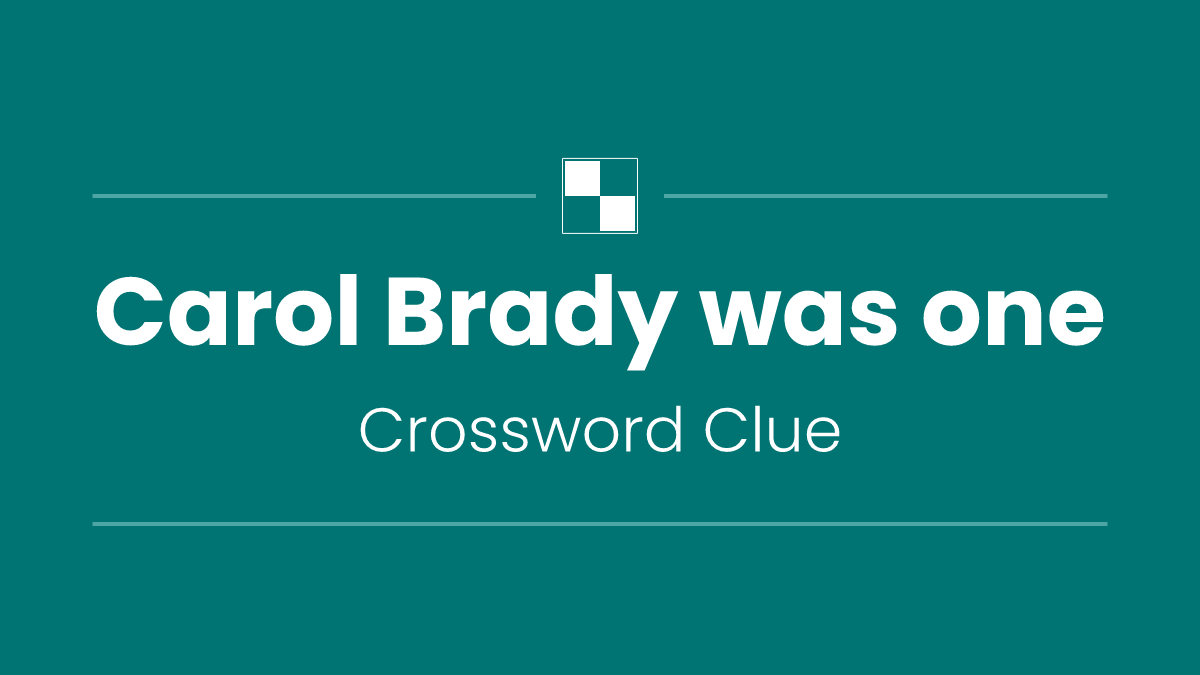 Carol Brady was one