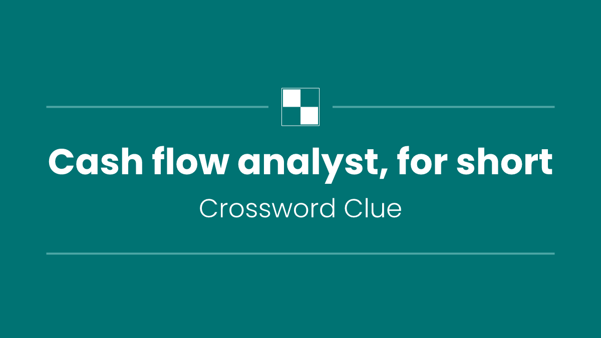 Cash flow analyst, for short