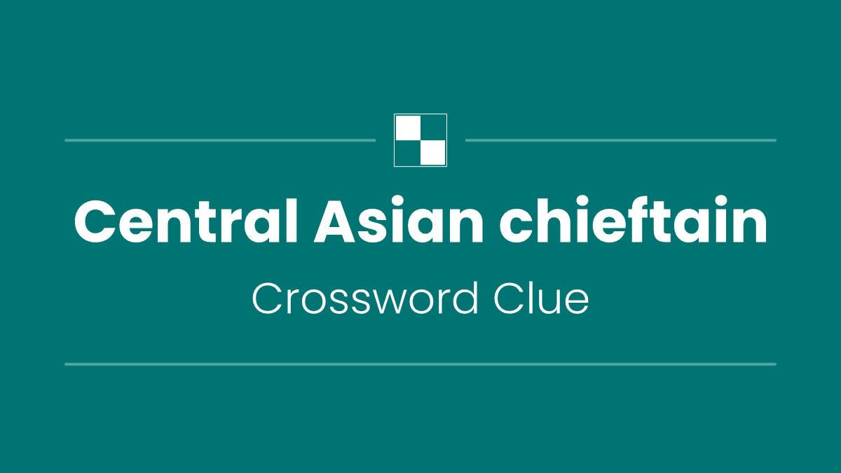 Central Asian chieftain