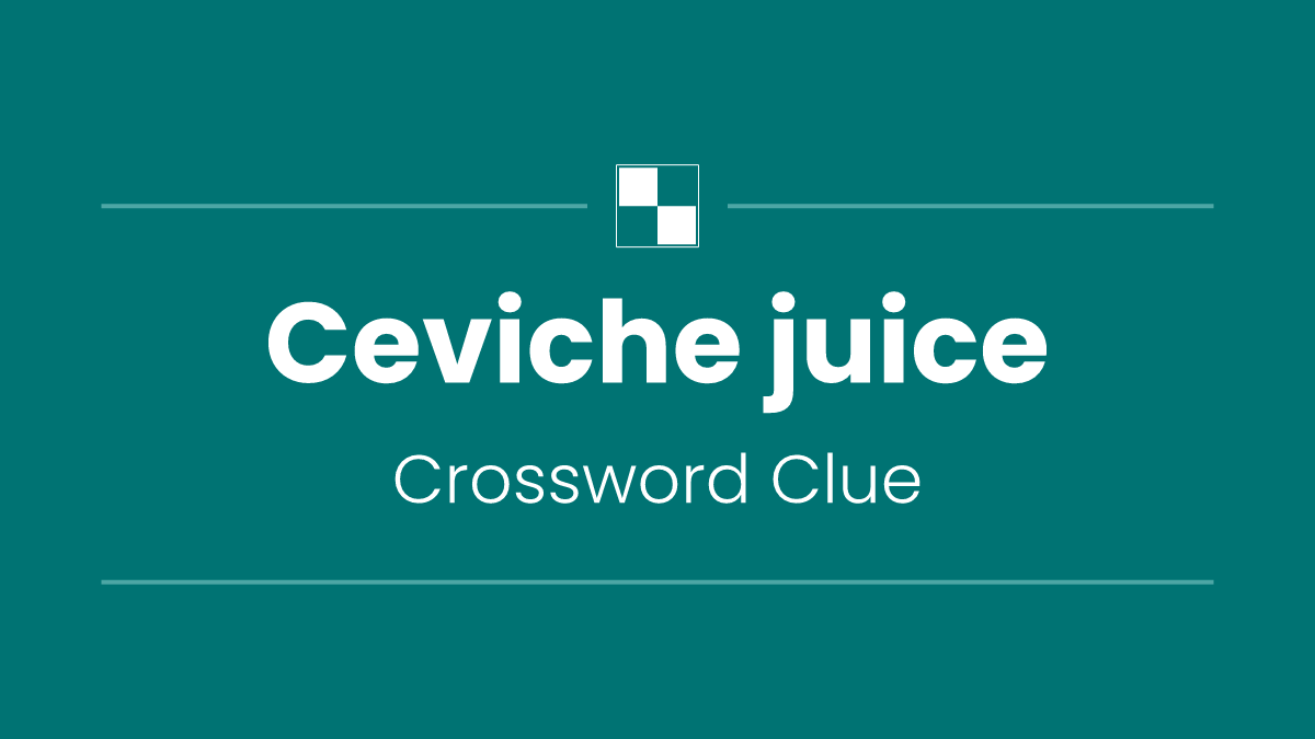 Ceviche juice