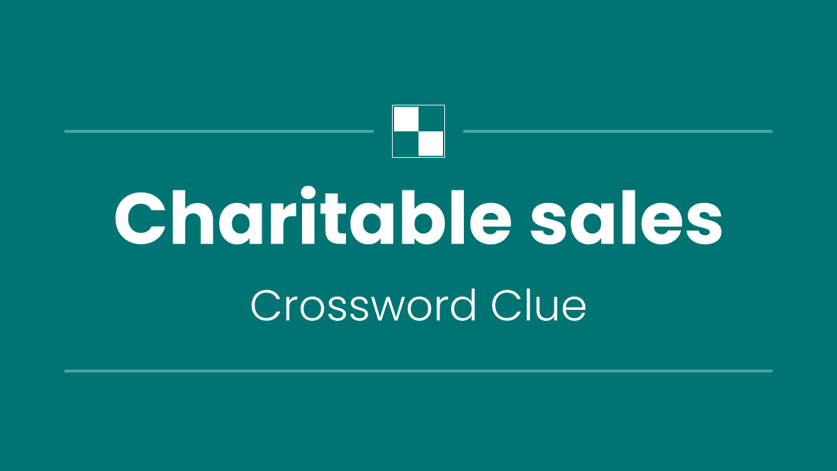 Charitable sales