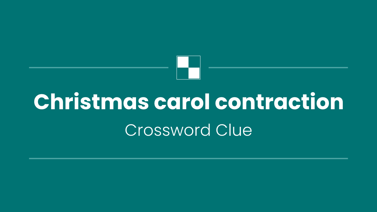 Christmas carol contraction