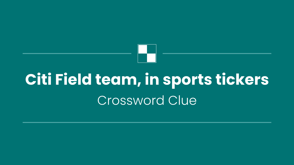 Citi Field team, in sports tickers