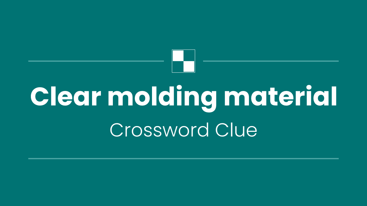 Clear molding material