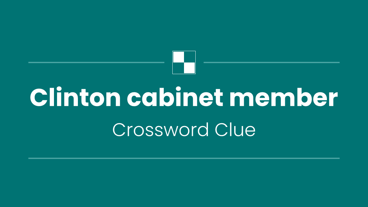 Clinton cabinet member