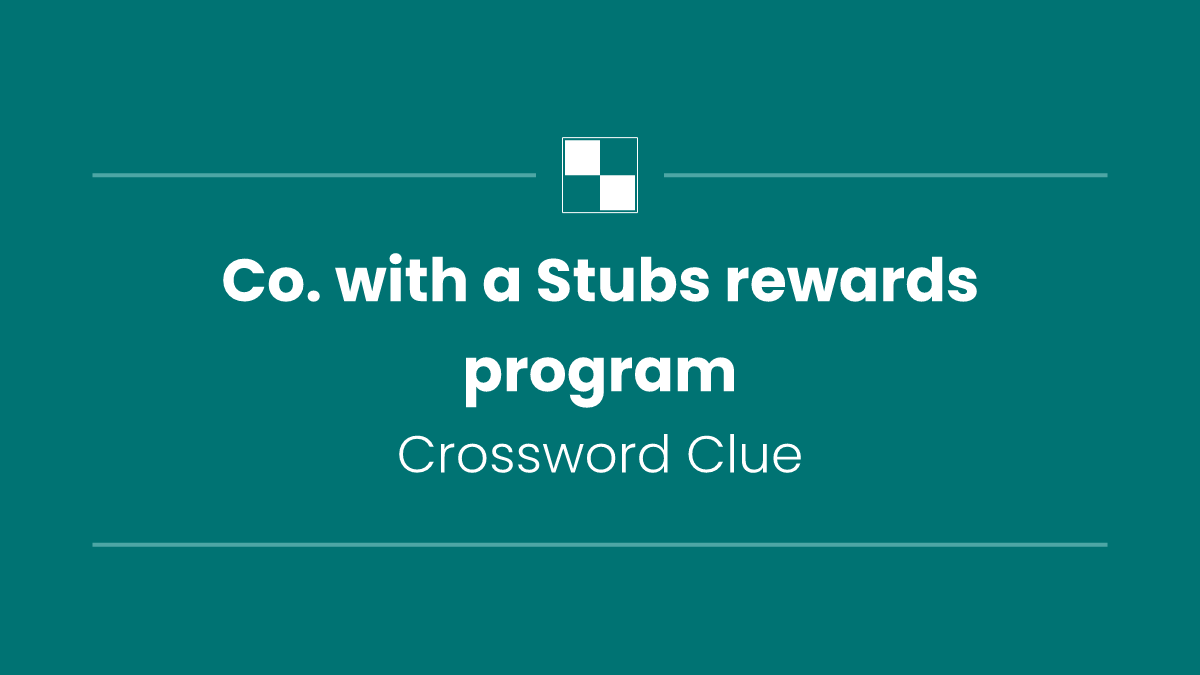 Co. with a Stubs rewards program