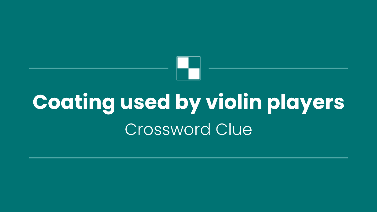 Coating used by violin players